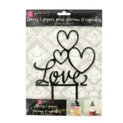 Cerf Dellier Cake Topper Love Online