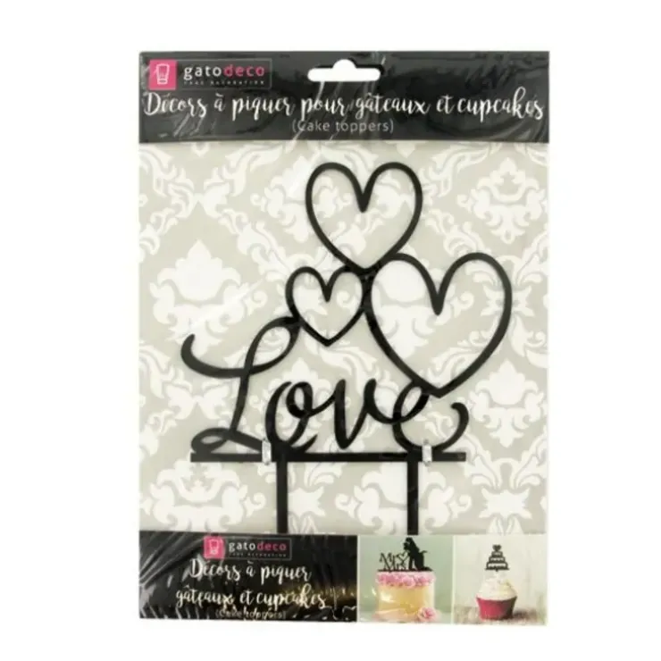 Cerf Dellier Cake Topper Love Online