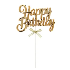 Cerf Dellier Cake topper "Happy birthday" 3 Online