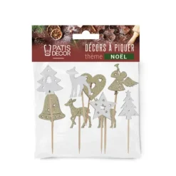 Cerf Dellier Cake toppers mix de Noël Sale