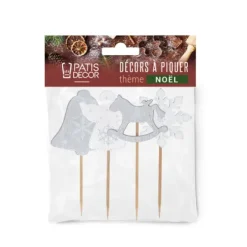 Cerf Dellier Cake toppers mix de Noël 4