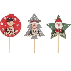 Cerf Dellier Cake toppers sujets de Noël Clearance