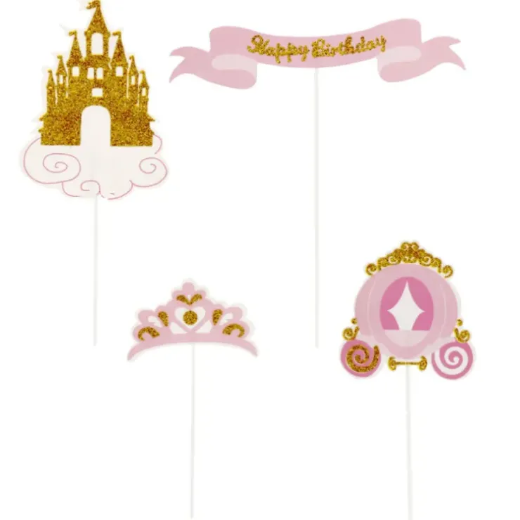 Cerf Dellier Cakes toppers Anniversaire princesses (x4) Sale