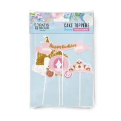 Cerf Dellier Cakes toppers Anniversaire princesses (x4) Sale