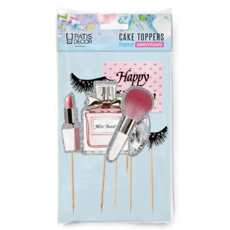 Cerf Dellier Cakes toppers Anniversaire maquillages (x7) Hot