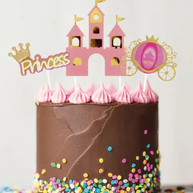 Cerf Dellier Cakes toppers Anniversaire princesses 2 (x3) Online