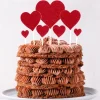 Cerf Dellier Cakes toppers cœurs brillants (x7) Discount
