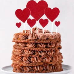 Cerf Dellier Cakes toppers cœurs brillants (x7) Discount