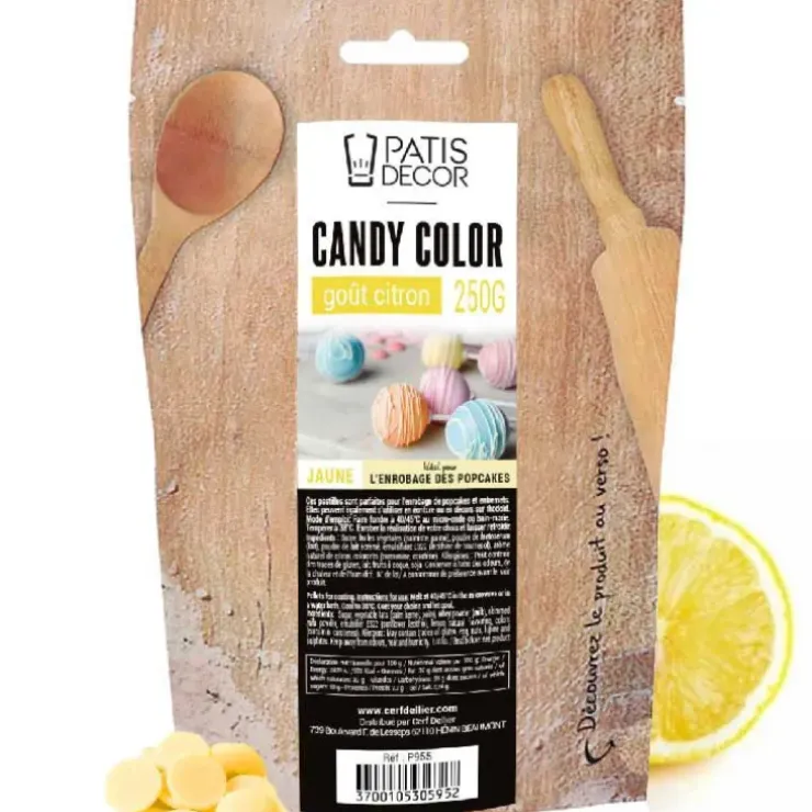 Cerf Dellier Candy Color jaunes goût Citron 250 g