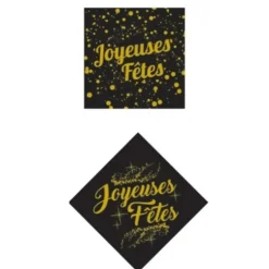 Cerf Dellier Carrés azyme Joyeuses Fêtes (x24) Outlet