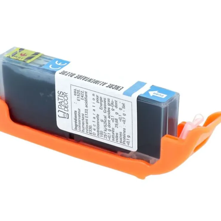 Cerf Dellier Cartouche d'encre alimentaire bleue pour MG5450/MG5550/MG5650/MG6450/MX725/IP7250 Discount