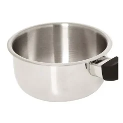 Cerf Dellier Casserole Acier Inox Argenté