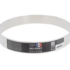 Cerf Dellier Cercle à entremets inox H 3,5 cm Ø 24 cm Online