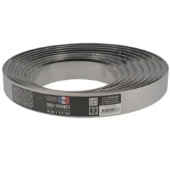 Cerf Dellier Cercle à entremets inox H 3,5 cm Ø 10 cm Hot