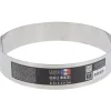 Cerf Dellier Cercle à mousse inox H 4,5 cm Ø 22 cm New