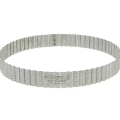 Cerf Dellier Cercle à tarte cannelé et perforé inox H 3 cm De Buyer Online