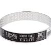 Cerf Dellier Cercle à tarte perforé inox H 2 cm Ø 10 cm Best