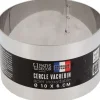 Cerf Dellier Cercle à vacherin inox H 6 cm Ø 10 cm Best