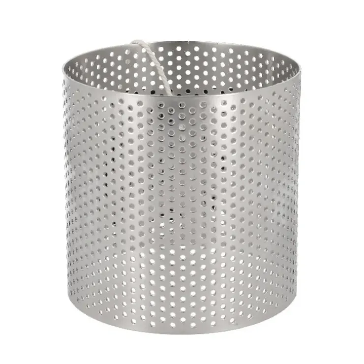 Cerf Dellier Cercle perforé rond en acier inoxydable rond - Ø 8 cm Online