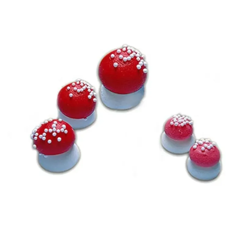 Cerf Dellier Champignons rouges 17 mm (x100) Online
