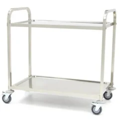 Cerf Dellier Chariot de Service Inox 2 niveaux Hot