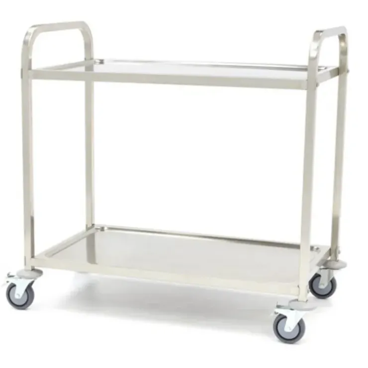 Cerf Dellier Chariot de Service Inox 2 niveaux Hot
