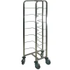 Cerf Dellier Chariot inox pour 8 bacs à pâtons espacement 18,5 cm Best