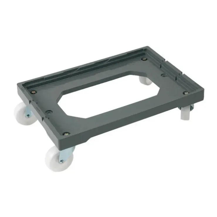 Cerf Dellier Chariot porte-bacs norme europe 600x400 pour mannes Allibert