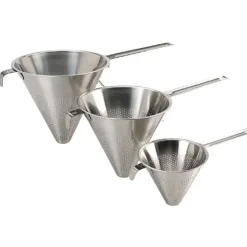 Cerf Dellier Chinois inox perforé - Ø 14 cm