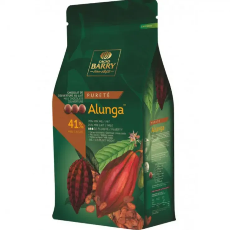 Cerf Dellier Chocolat de couverture au lait Alunga 41 % 5 Kg Hot