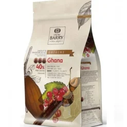 Cerf Dellier Chocolat de Couverture au Lait origine Ghana 40 % 1 Kg