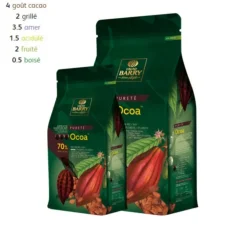 Cerf Dellier Chocolat de Couverture Noir Ocoa 70 % 5 Kg New