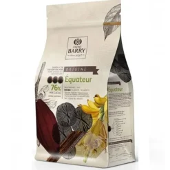 Cerf Dellier Chocolat de Couverture Noir origine Equateur 76 % 1 Kg Outlet