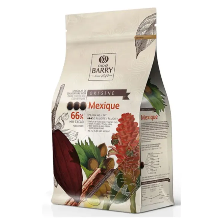 Cerf Dellier Chocolat de Couverture Noir origine Mexique 66 % 1 Kg Outlet