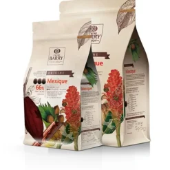 Cerf Dellier Chocolat de Couverture Noir origine Mexique 66 % 2,5 Kg New