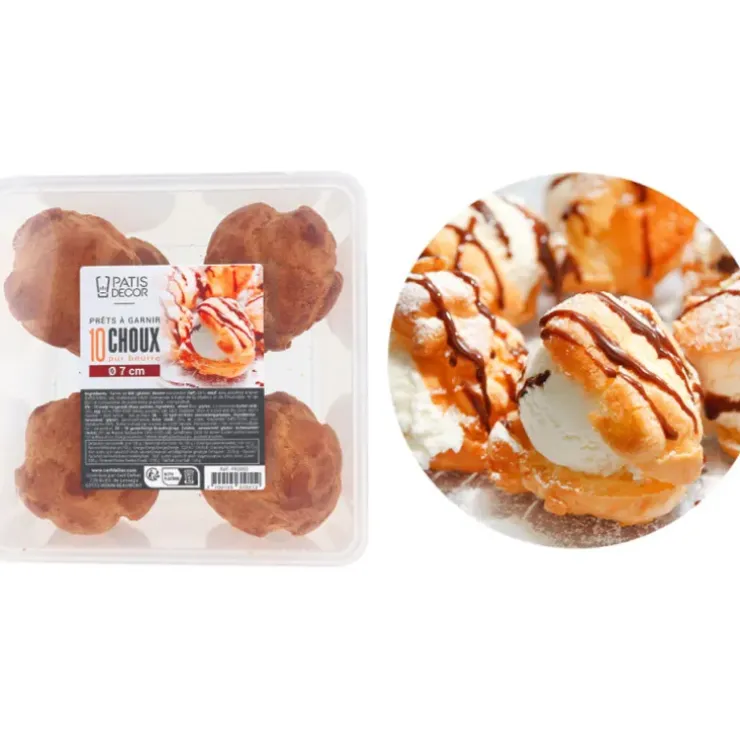 Cerf Dellier Choux pur beurre prêts à garnir Ø 7 cm (x10) Best