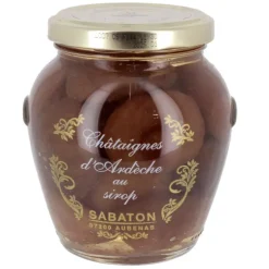 Cerf Dellier Châtaignes d'Ardèche au sirop AOP Sabaton 380 g