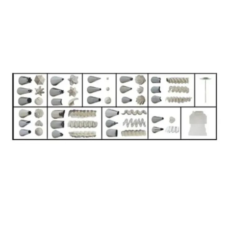 Cerf Dellier Coffret 26 douilles décors inox Discount