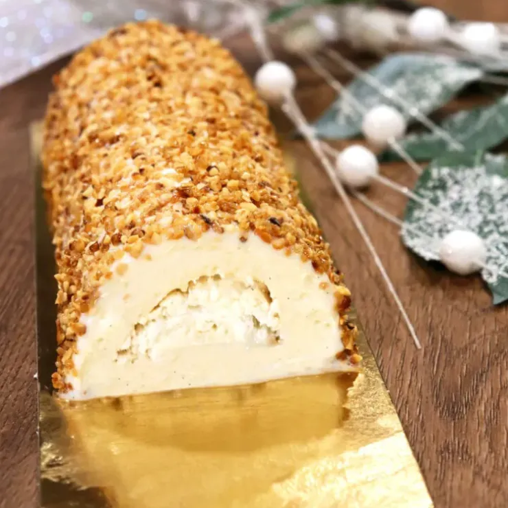 Cerf Dellier Coffret Bûche de Noël Glacée Discount