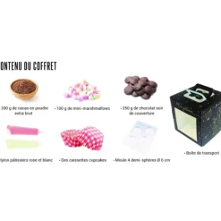 Cerf Dellier Coffret Je fais mes Hot Chocolates Bombs - DDM 03/25 Sale