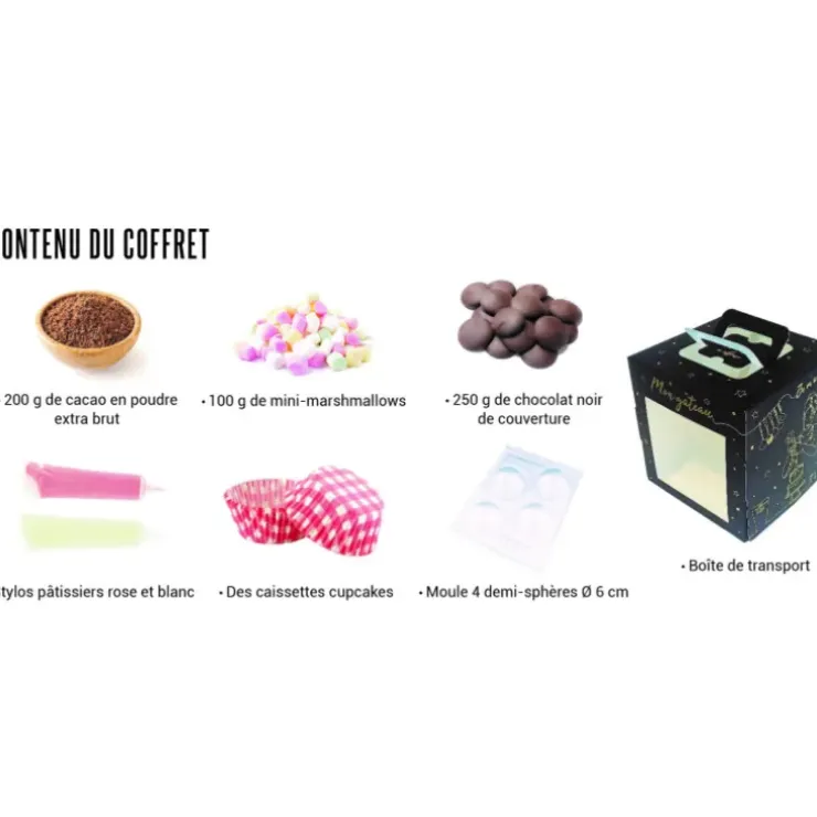 Cerf Dellier Coffret Je fais mes Hot Chocolates Bombs - DDM 03/25 Sale