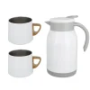 Cerf Dellier Coffret thermos + tasses blanches Hot