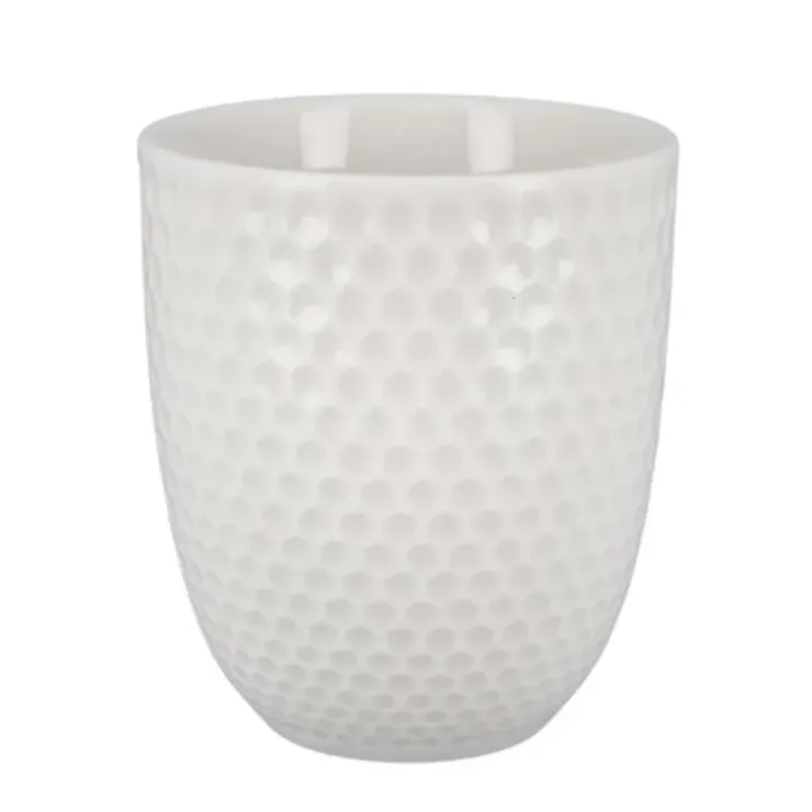 Cerf Dellier Coffret théière + tasses en céramique blanche - 900 ml New