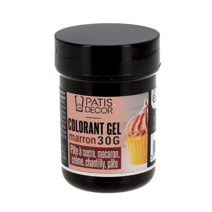 Cerf Dellier Colorant gel marron Patisdécor Clearance