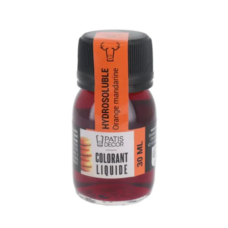 Cerf Dellier Colorant liquide hydrosoluble orange mandarine 30 ml Clearance