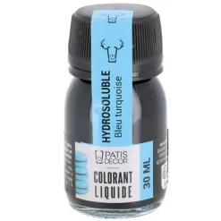 Cerf Dellier Colorant liquide hydrosoluble bleu turquoise 30 ml