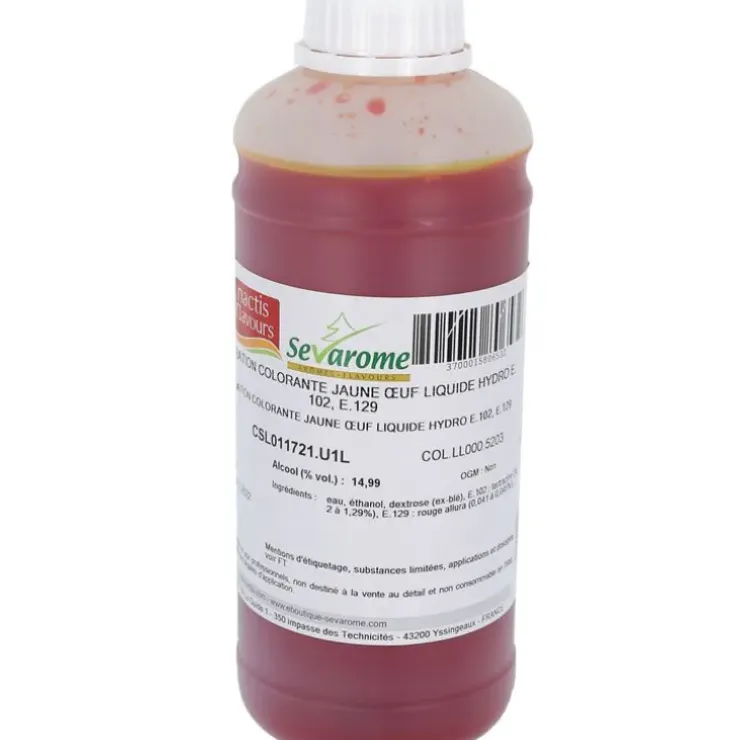 Cerf Dellier Colorant liquide hydrosoluble jaune oeuf 1L Discount