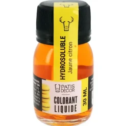 Cerf Dellier Colorant liquide hydrosoluble jaune citron 30 ml