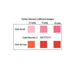Cerf Dellier Colorant poudre alimentaire Rouge Fraise 100 g Online