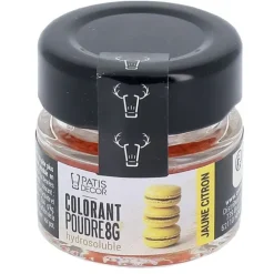 Cerf Dellier Colorant poudre hydrosoluble jaune citron 8 g Best